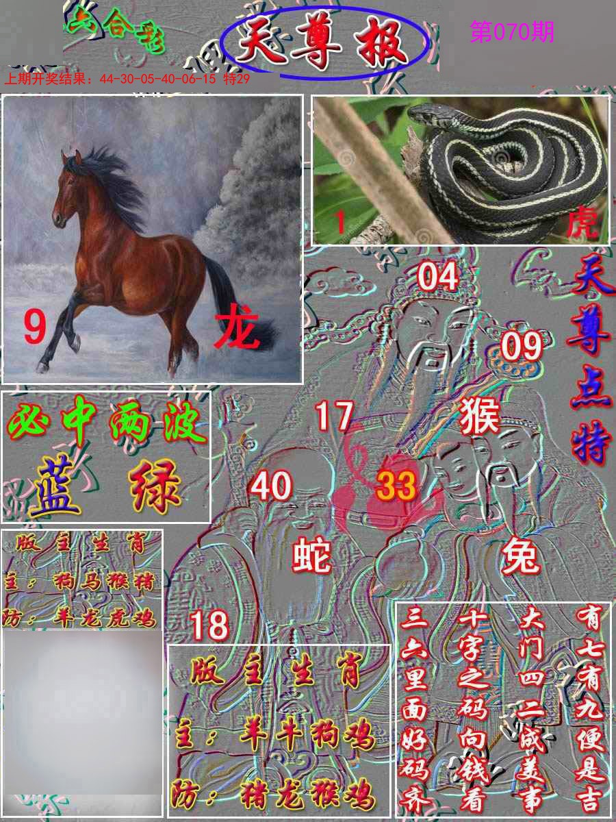 2025070期天尊报