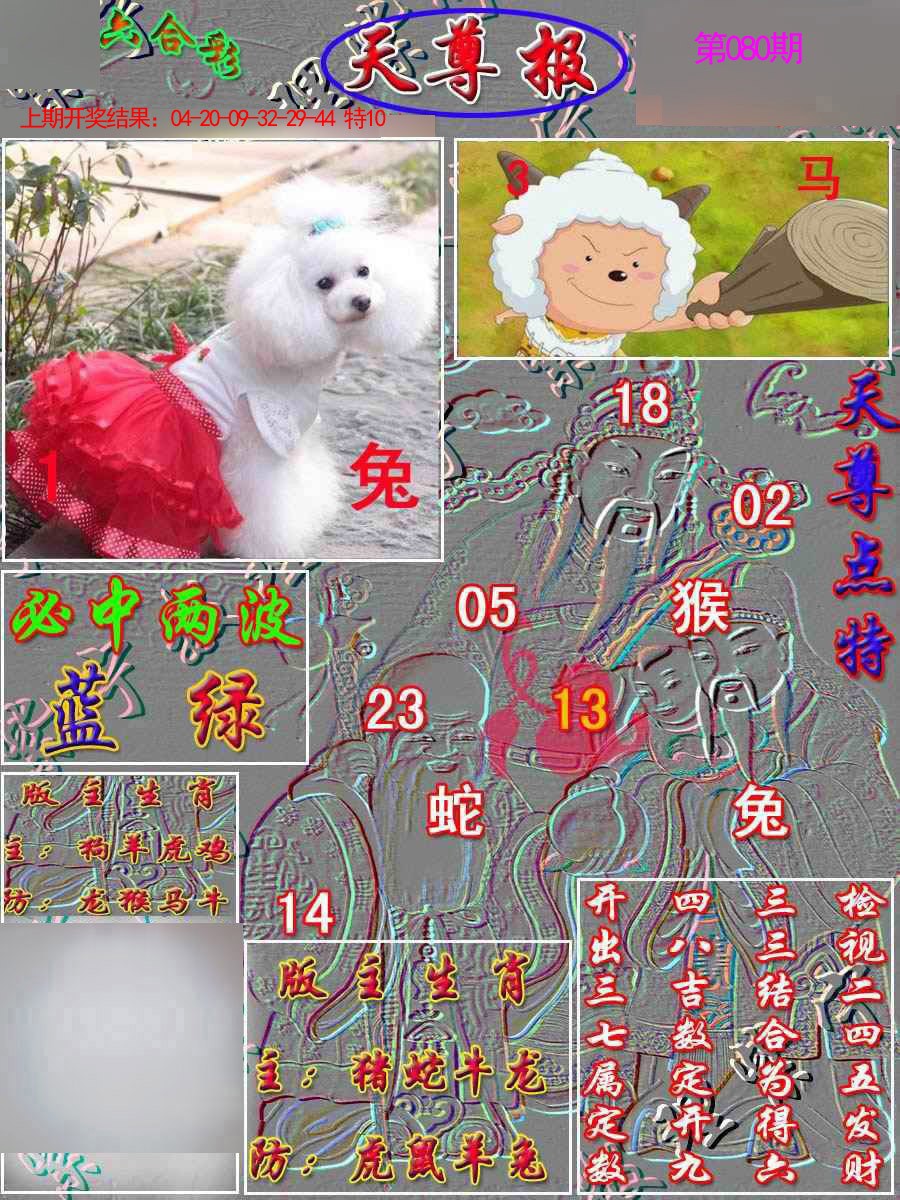 2025080期天尊报