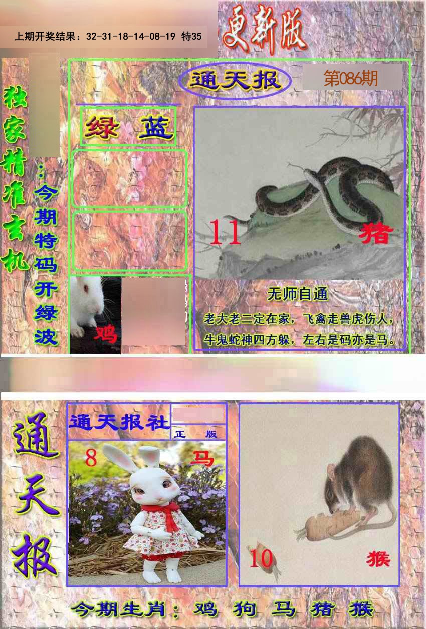 2025086期新通报