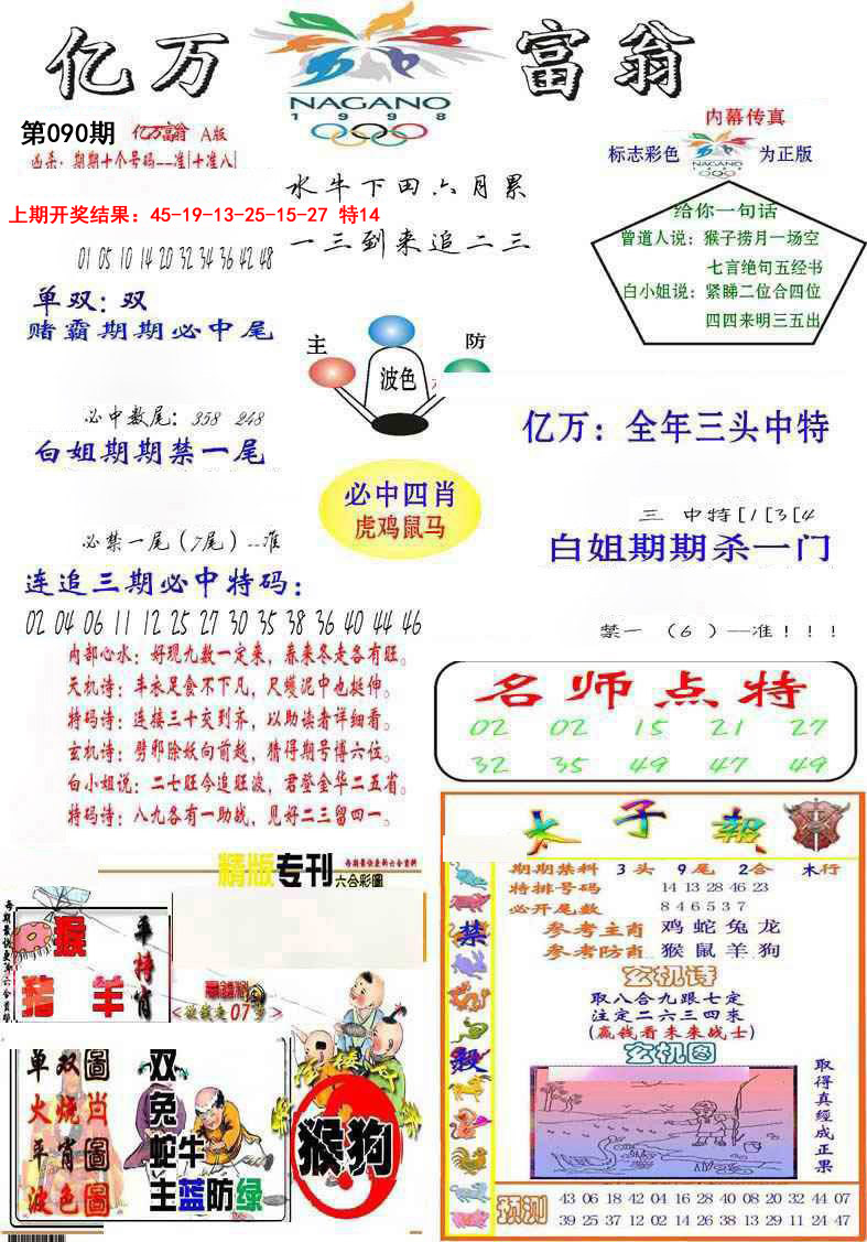 2025090期亿万富翁A