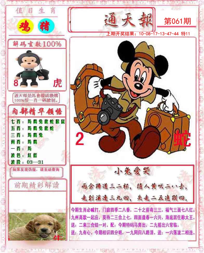 2025061期马经通天报