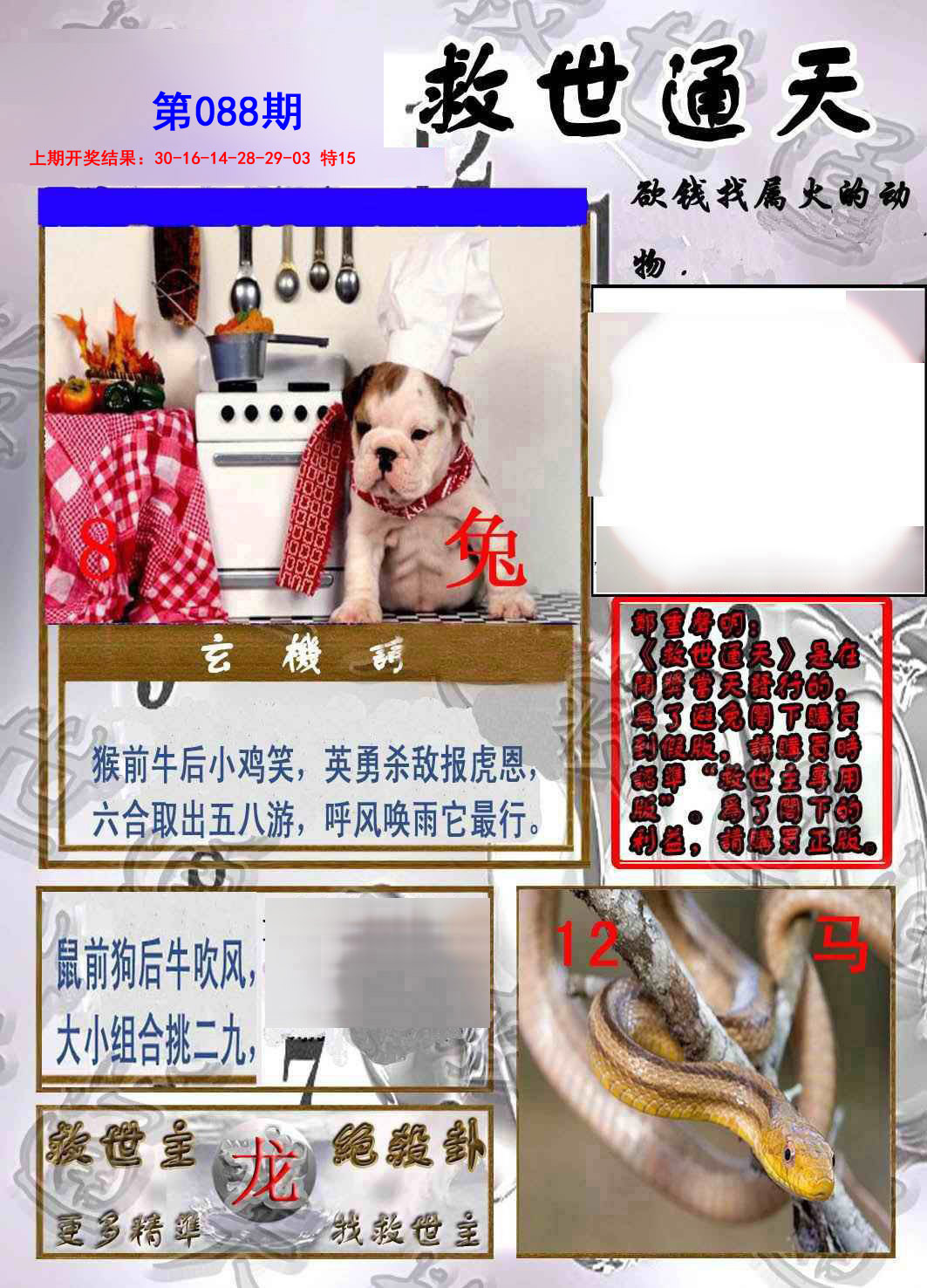 2025088期救世通天报
