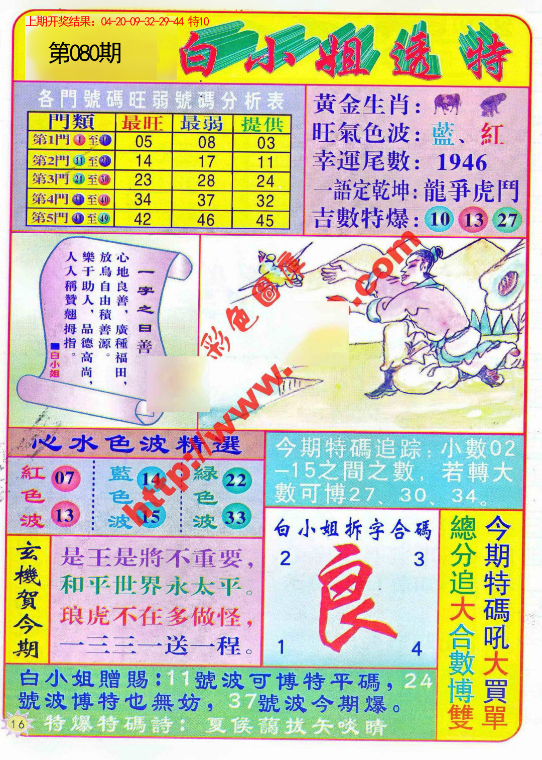 2025080期白小姐透特