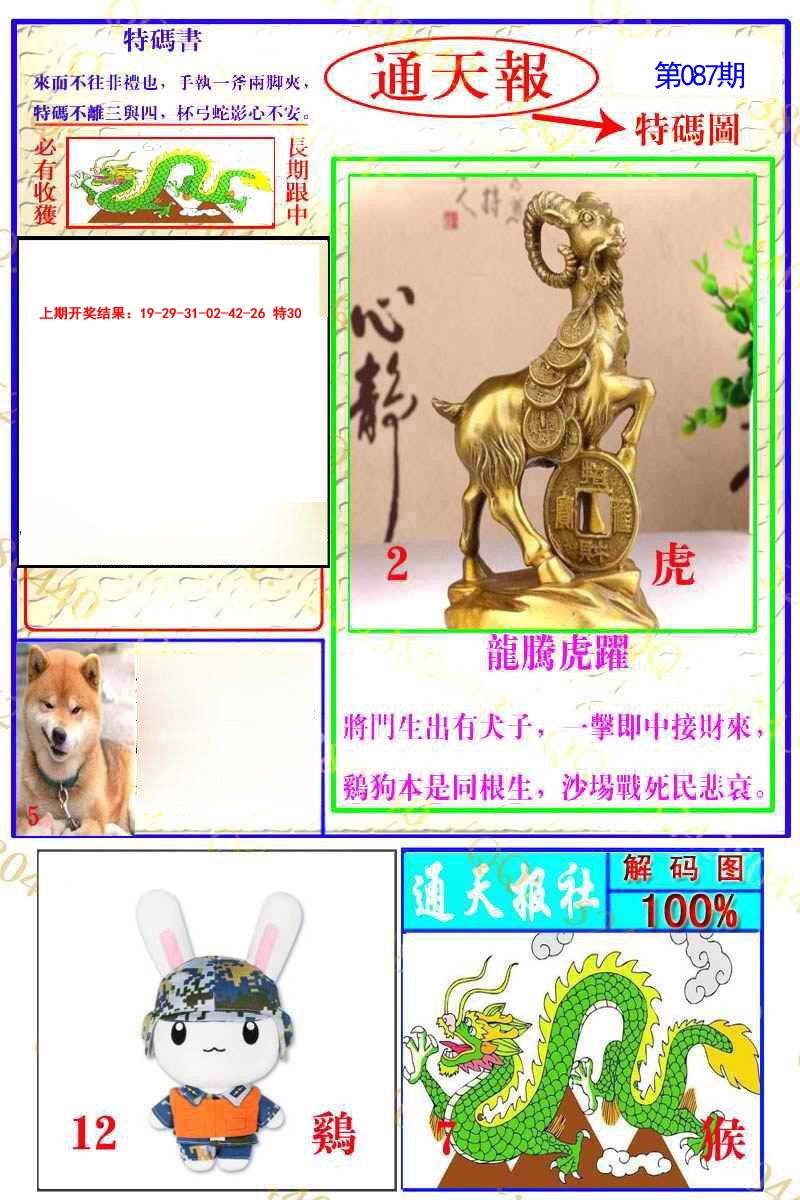 2025087期通天特解图