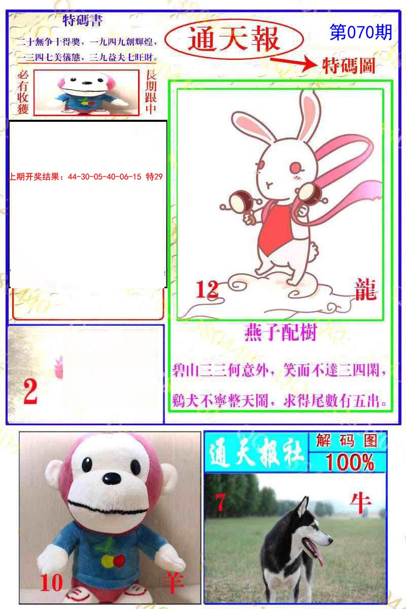2025070期通天特解图