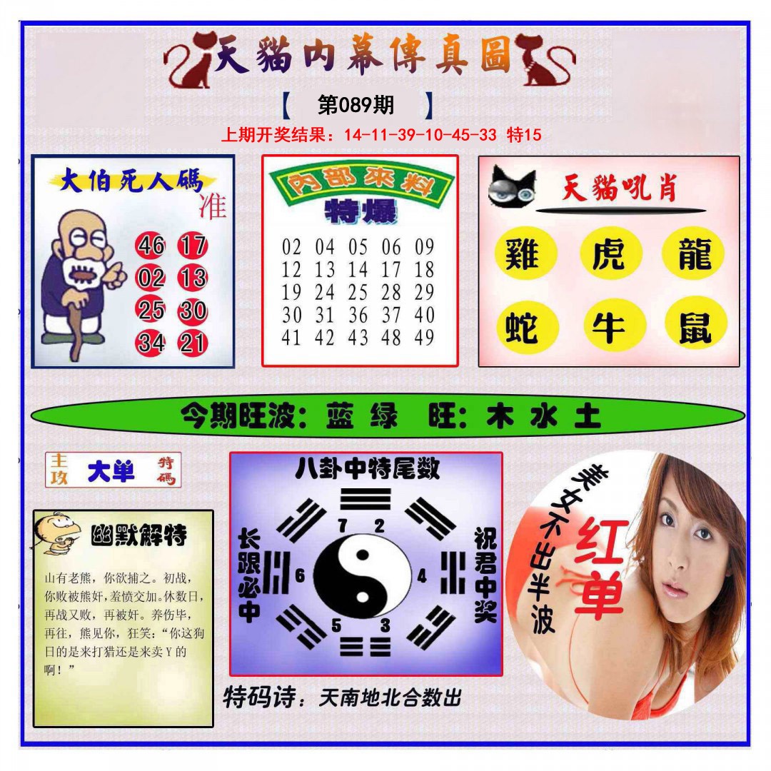2025089期内幕传真图