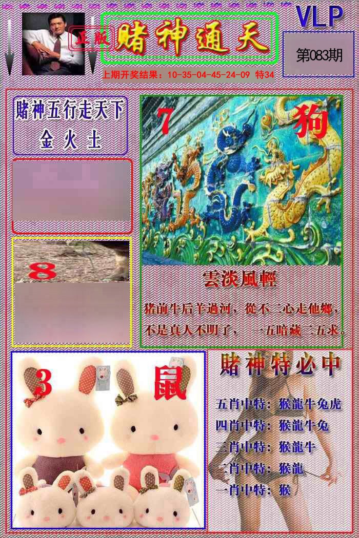 2025083期赌神通天报