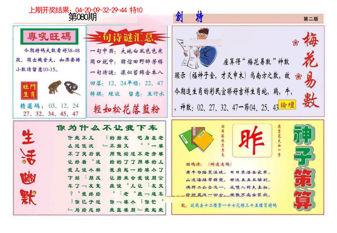 2025080期九龍创特B(推荐)