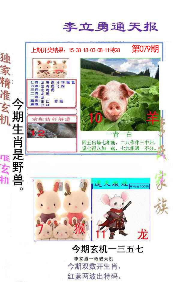 2025079期李立勇通天报