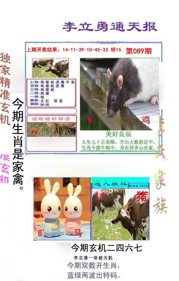2025089期李立勇通天报