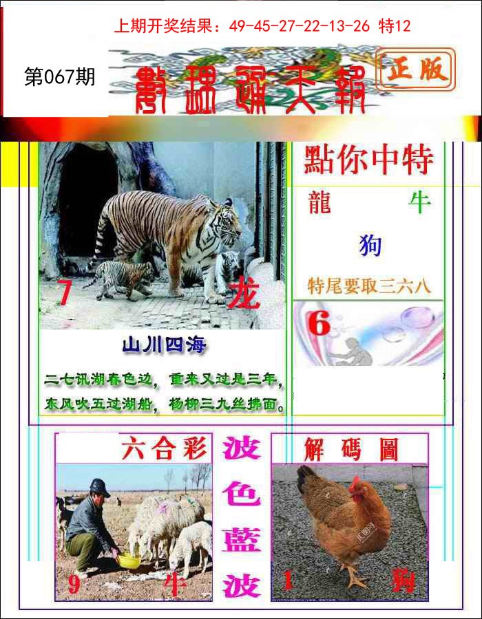 2025067期数理通天