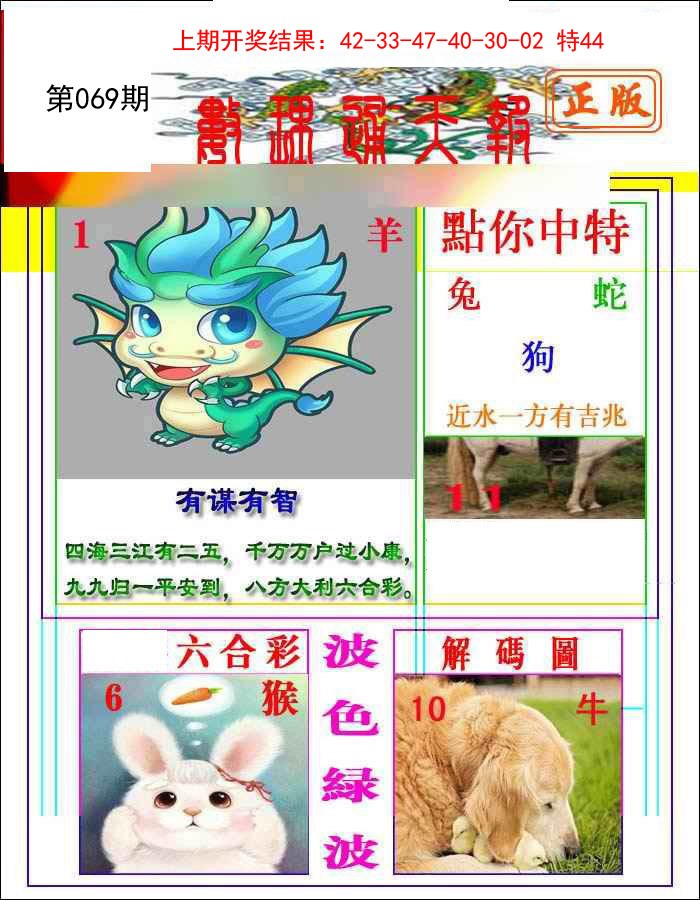 2025069期数理通天