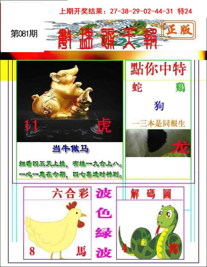 2025081期数理通天