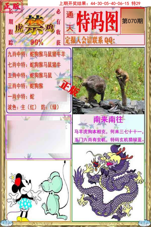 2025070期特码图