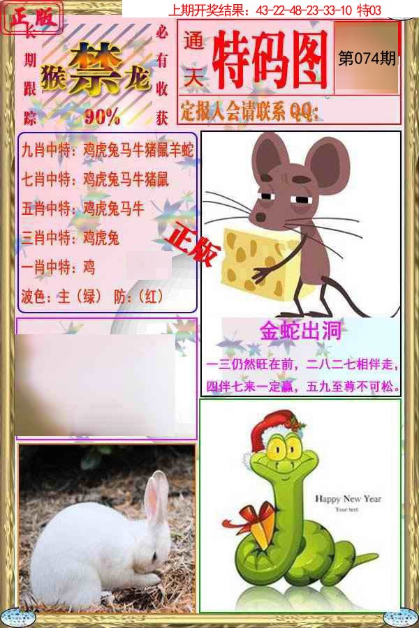 2025074期特码图
