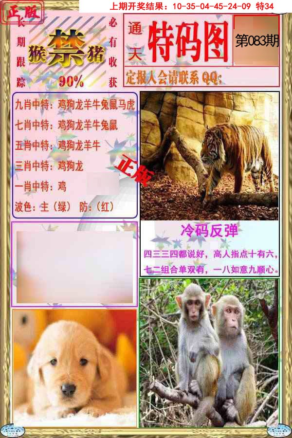 2025083期特码图