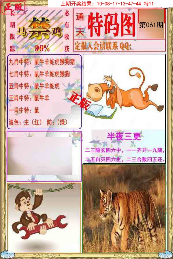 2025061期特码图