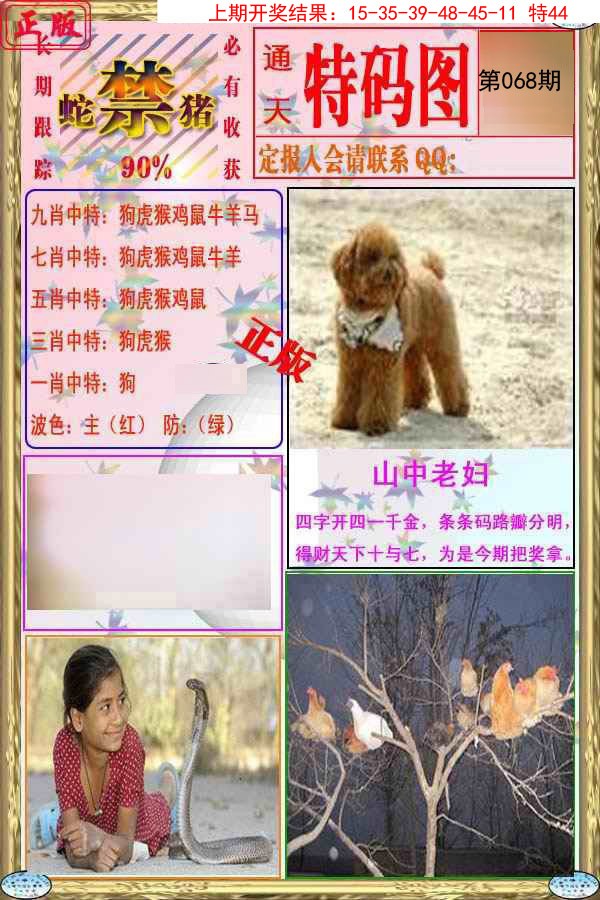 2025068期特码图