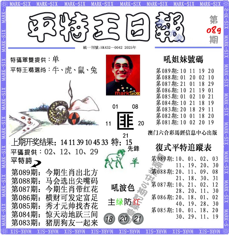 2025089期平特王日报