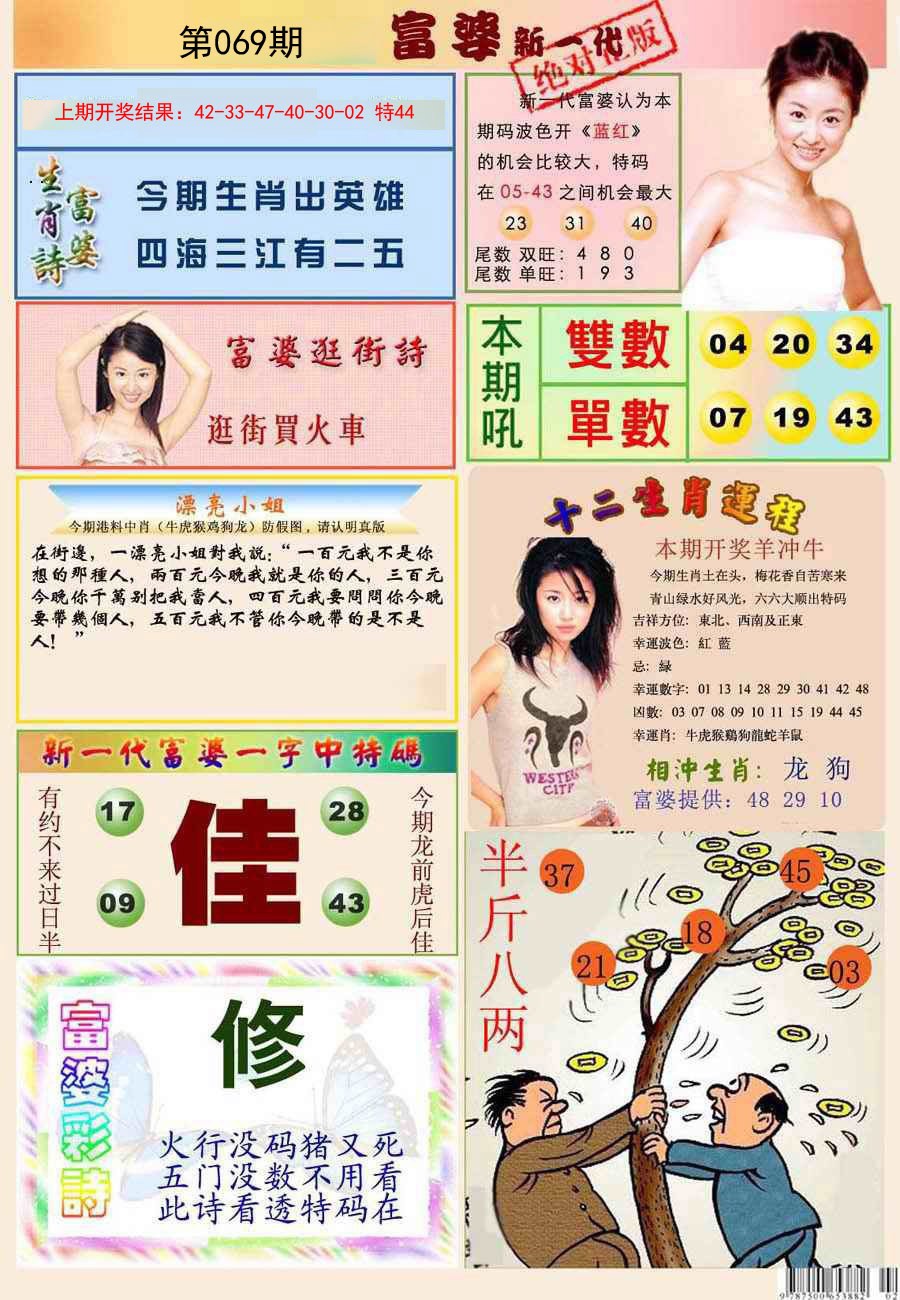 2025069期新一代富婆