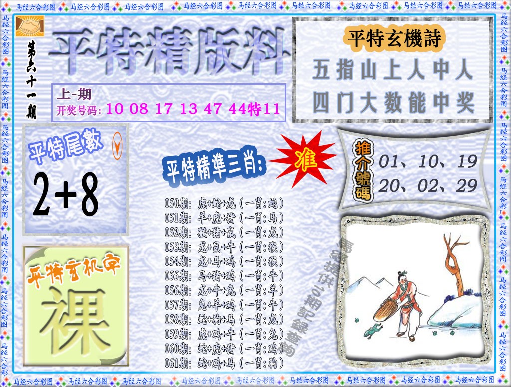 2025061期平特精版料
