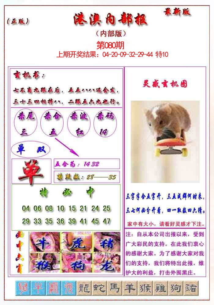 2025080期港澳报