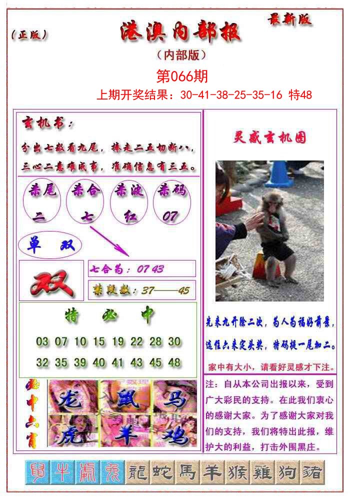 2025066期港澳报