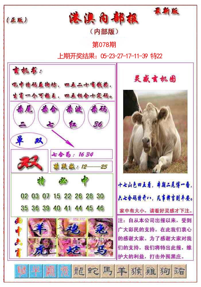 2025078期港澳报