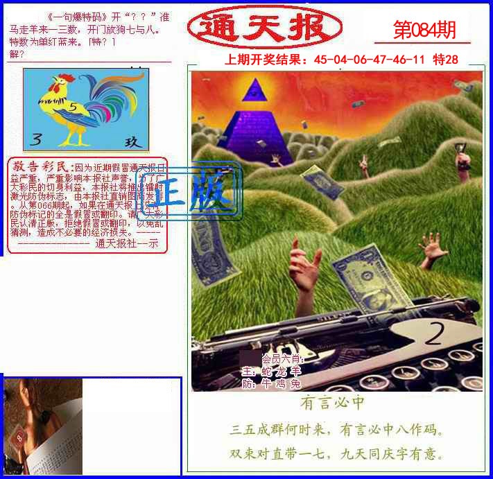 2025084期另通天报