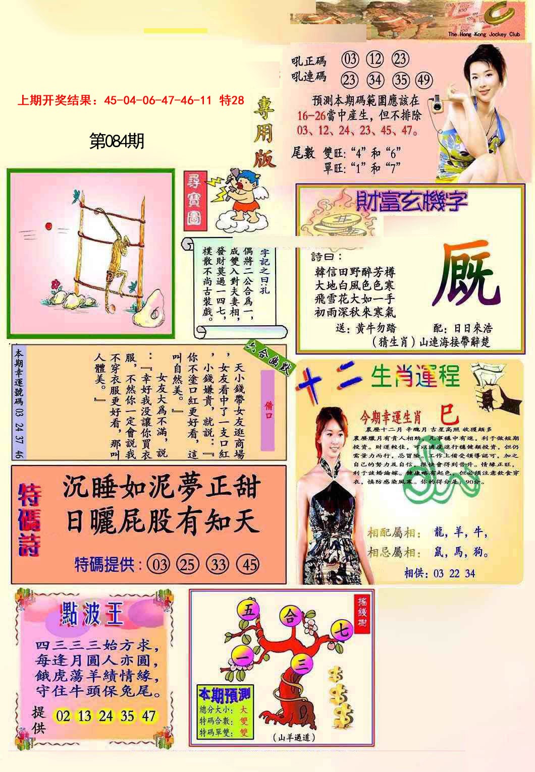 2025084期九龍专用版(推荐)