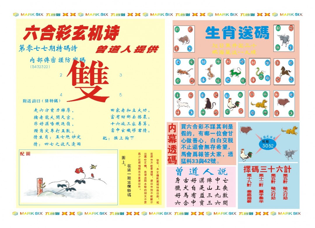 2025077期新曾道人内幕B