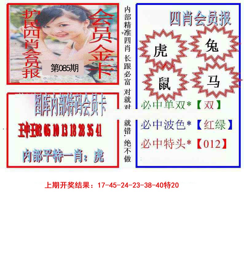 2025085期九龍四肖会员报