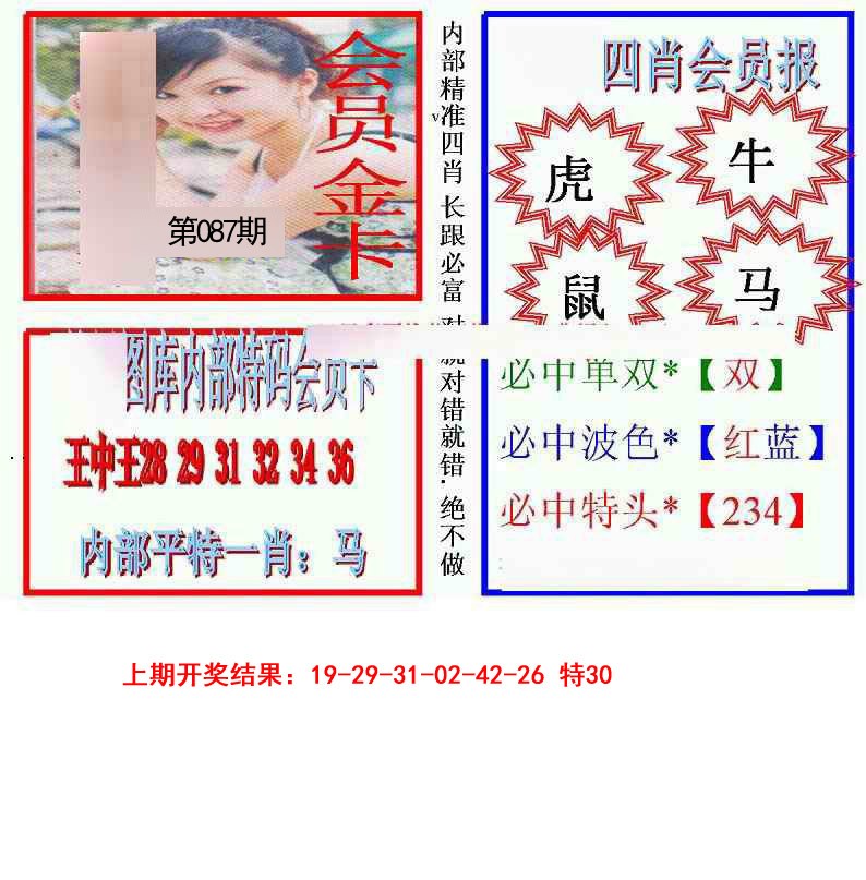 2025087期九龍四肖会员报
