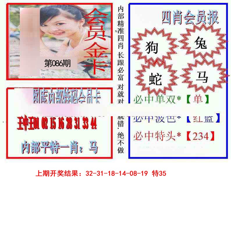 2025086期九龍四肖会员报