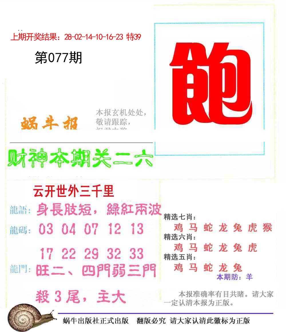 2025077期蜗牛报