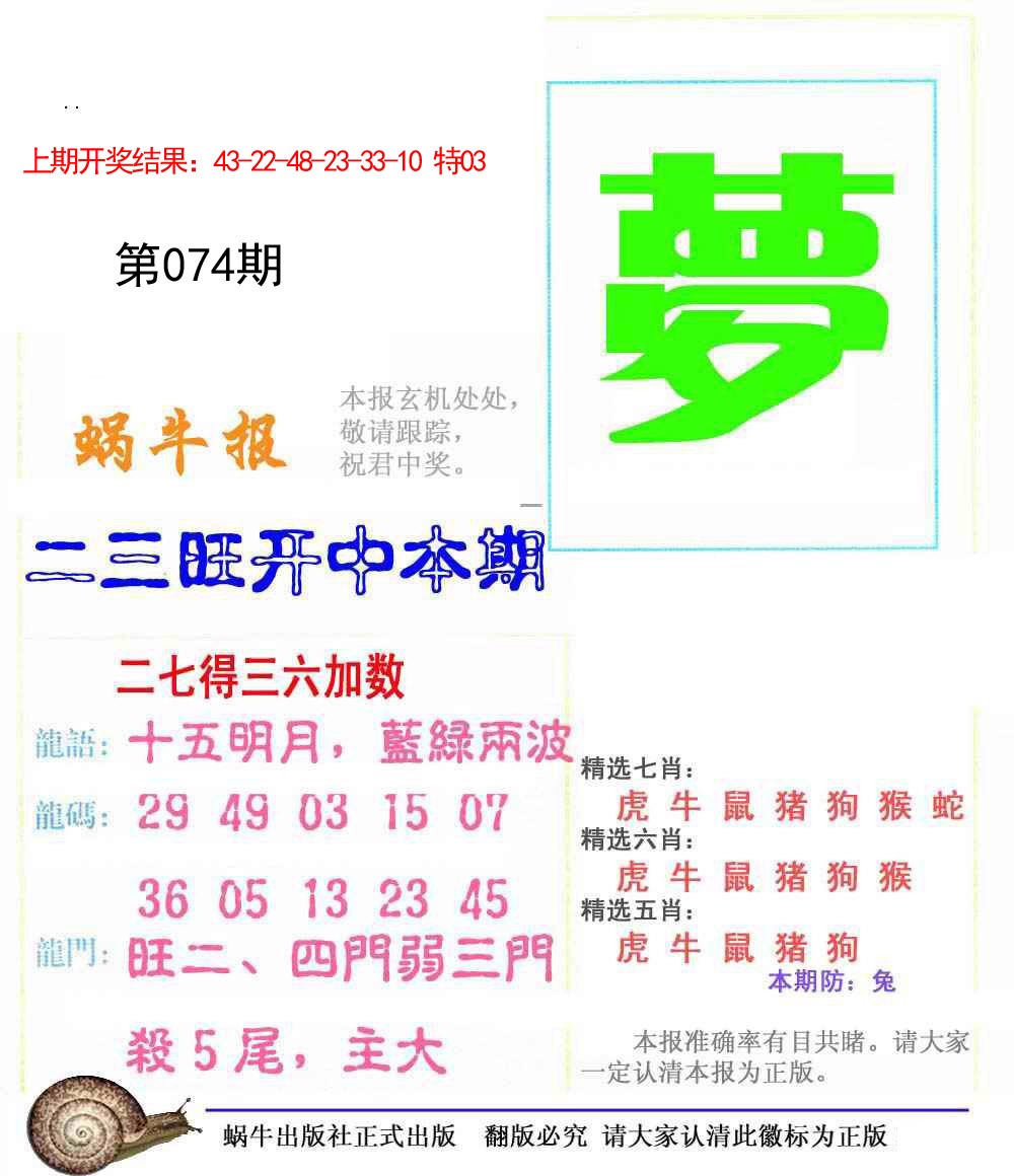 2025074期蜗牛报