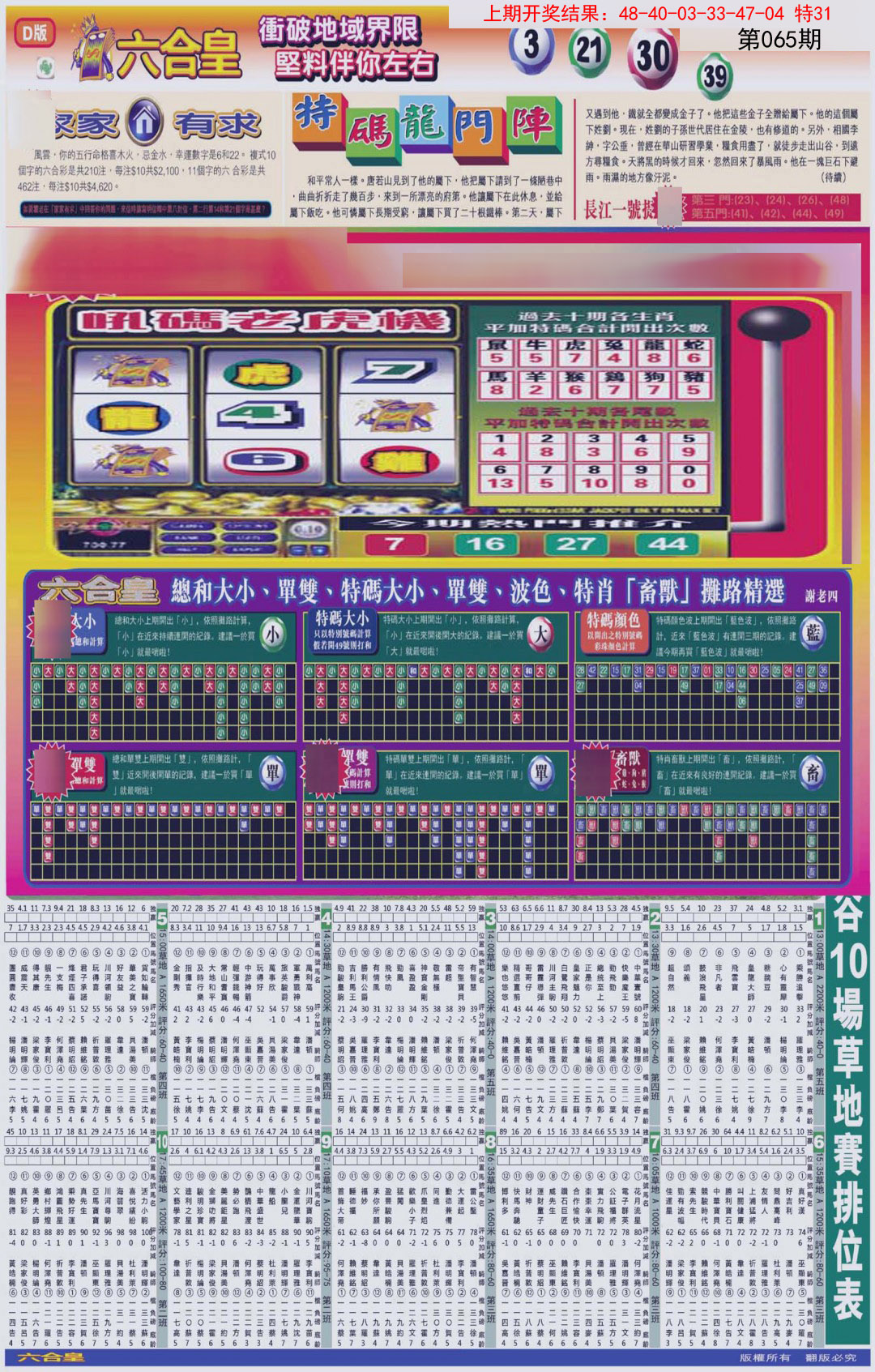 2025065期六合皇D