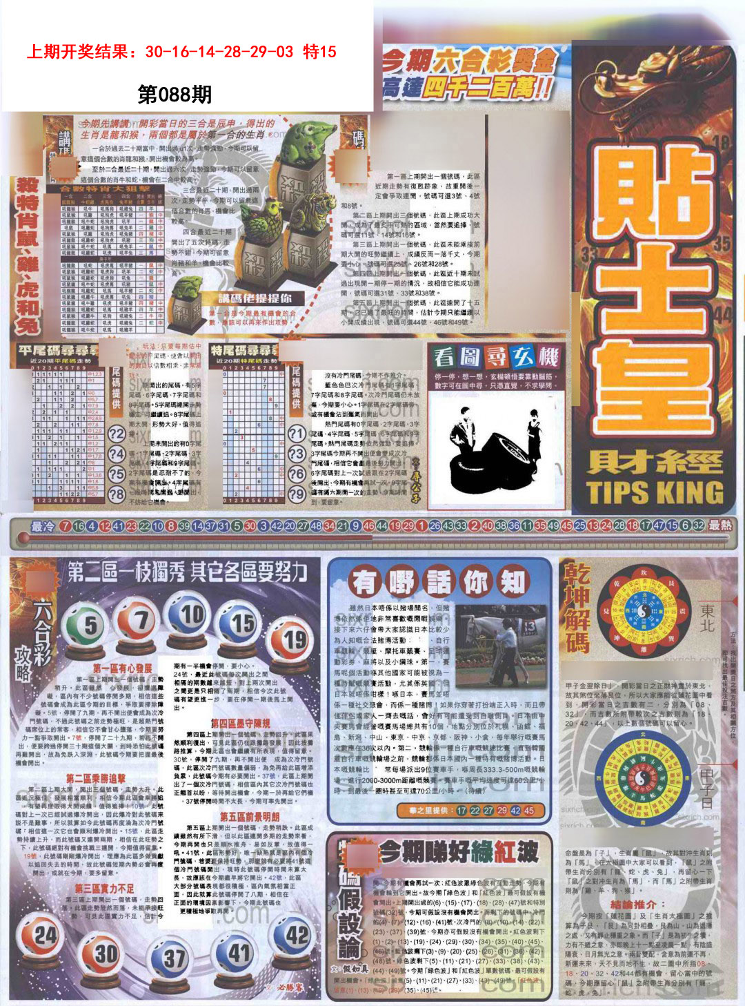 2025088期贴士皇A加大版