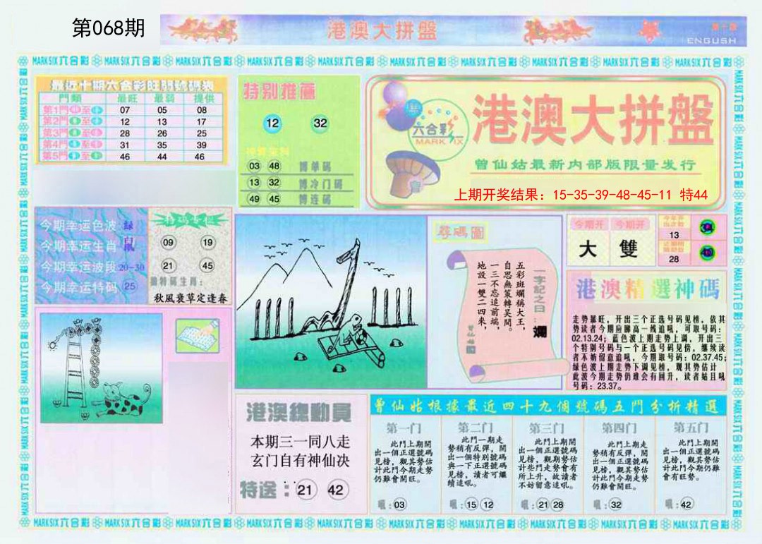 2025068期港澳大拼盘A