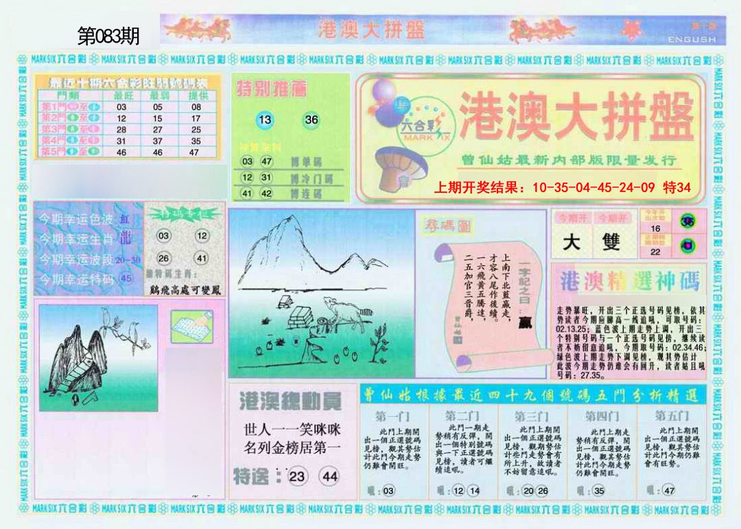 2025083期港澳大拼盘A