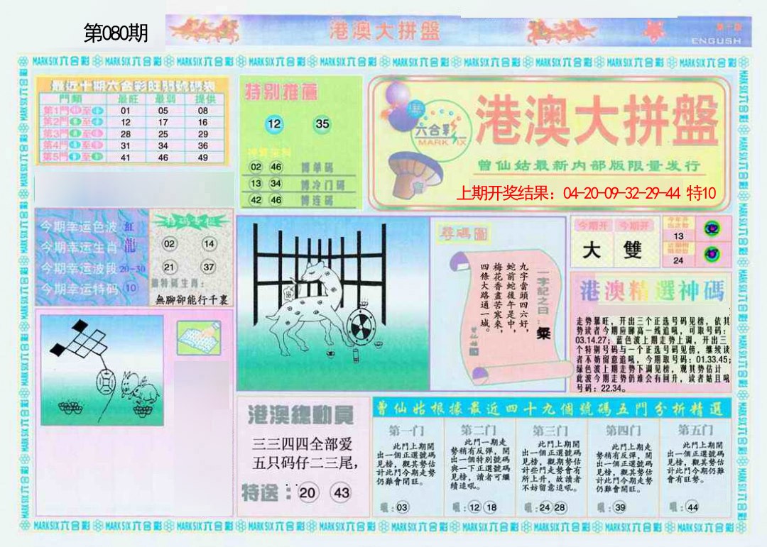 2025080期港澳大拼盘A