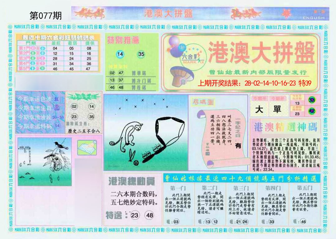 2025077期港澳大拼盘A