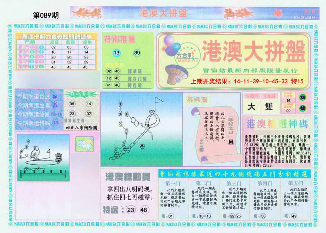 2025089期港澳大拼盘A