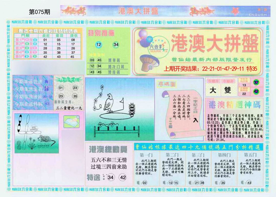 2025075期港澳大拼盘A