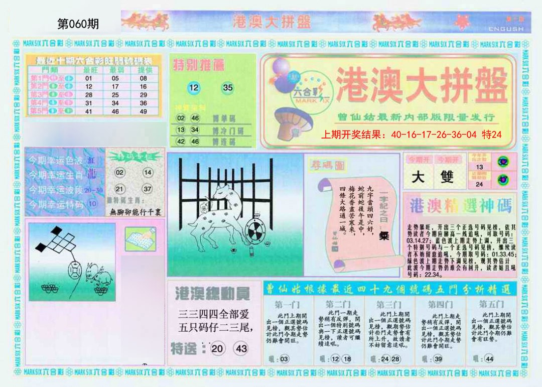 2025060期港澳大拼盘A