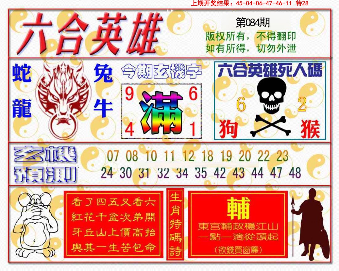 2025084期六合英雄
