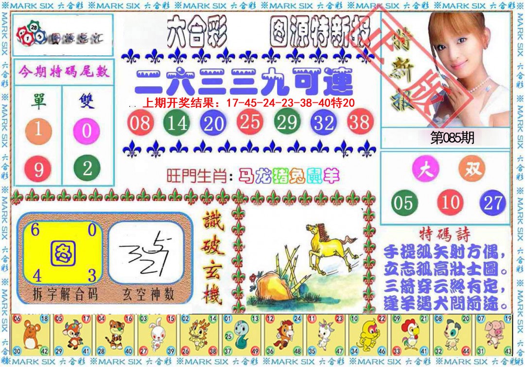 2025085期特新报