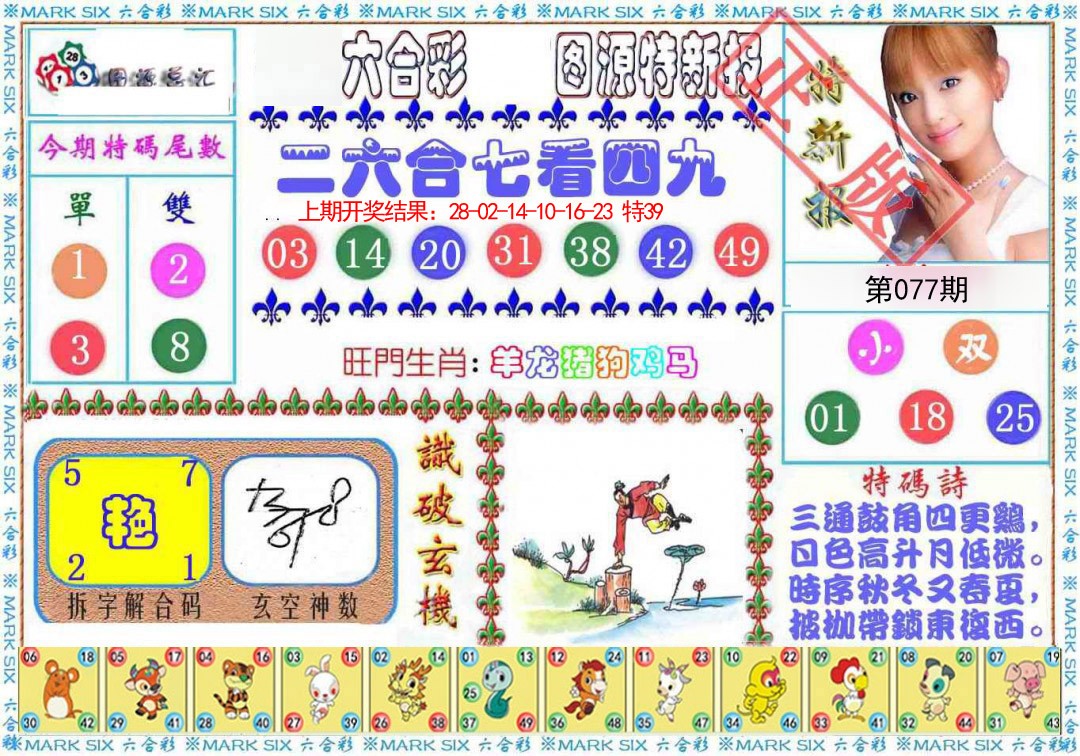 2025077期特新报