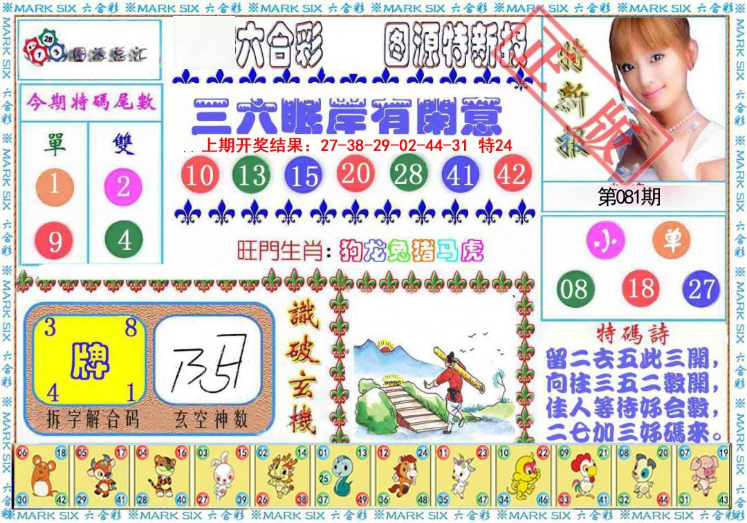 2025081期特新报