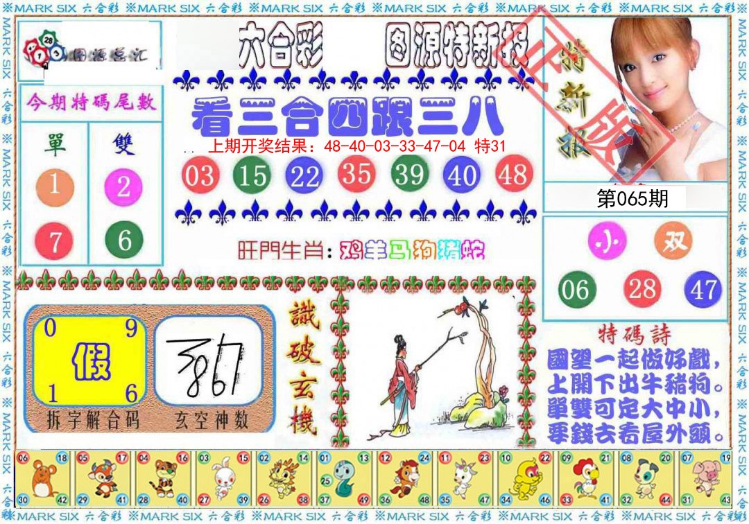 2025065期特新报